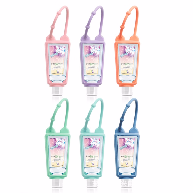 Two-sided Ventilated 30ml Silicone Case for Sanitizer