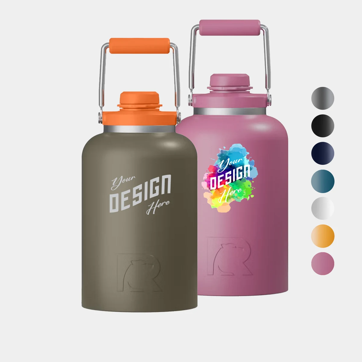 128 oz RTIC® Stainless Steel Vacuum Insulated Water Jug 1