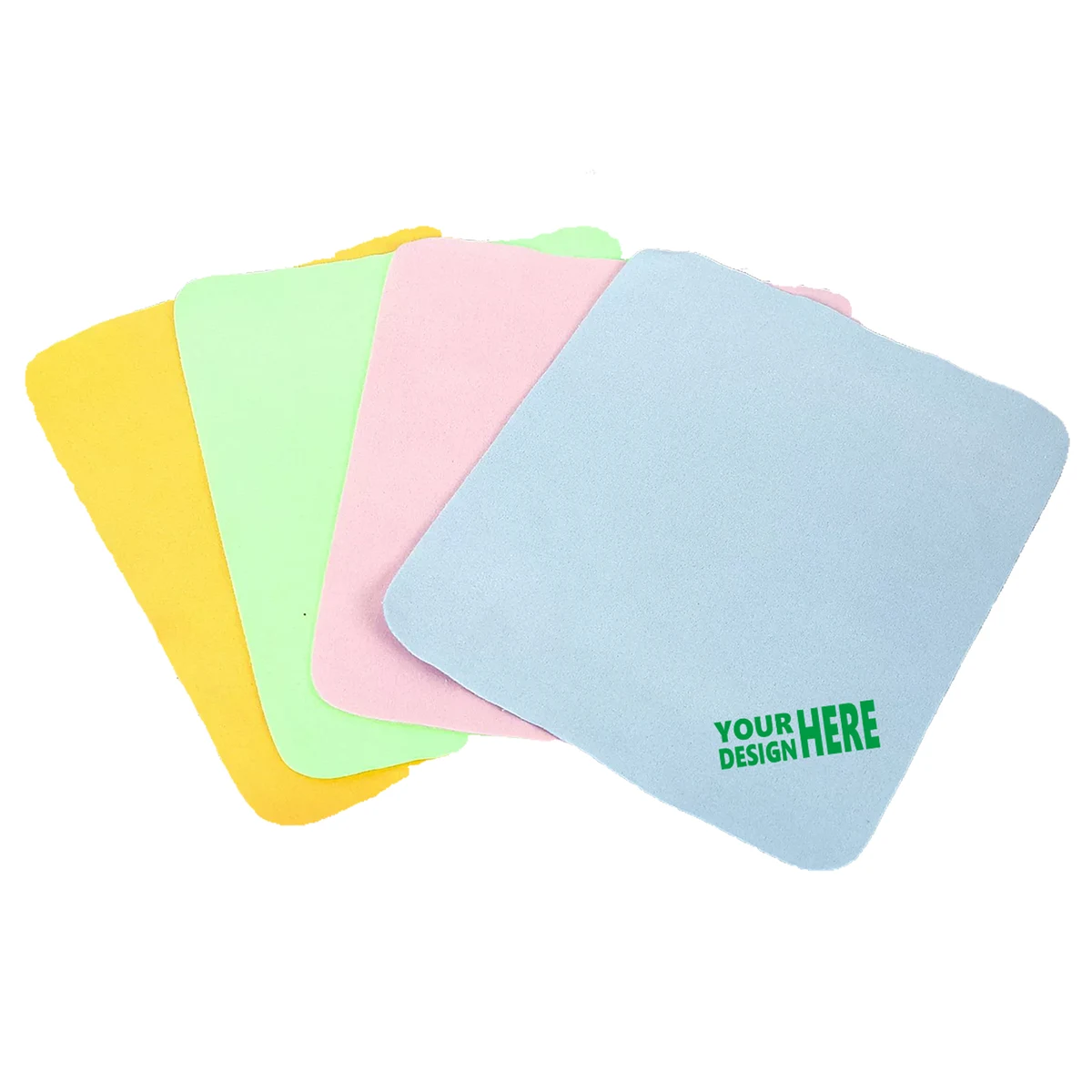 MOQ 50 Mobile Screen Cleaning Cloth Island Silk Suede Custom Logo 1