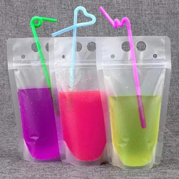 Zipper Drink Pouches Bags 1