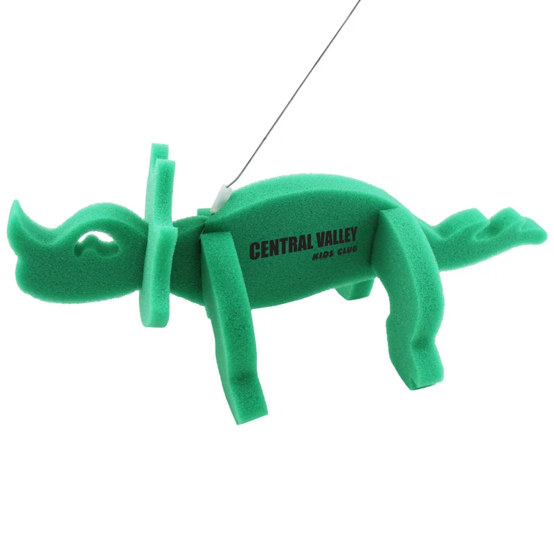 Trixy Dinosaur on a leash 1