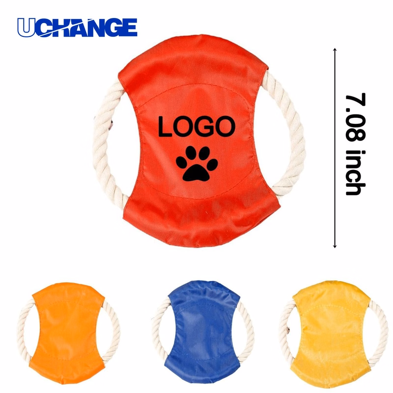 Dog Rope Flying Disc Toy for Training and Outdoor Play