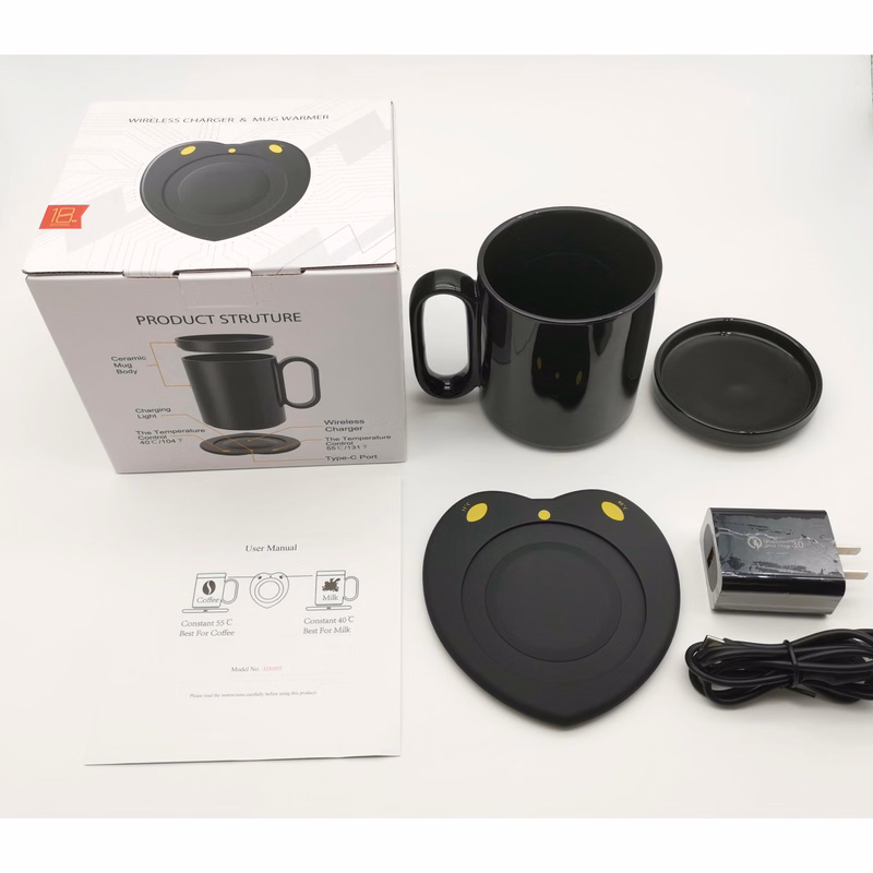 2 in 1 Mug Warmer with Wireless Charger