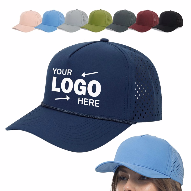 Five Panel Polyester Breathable Baseball Caps