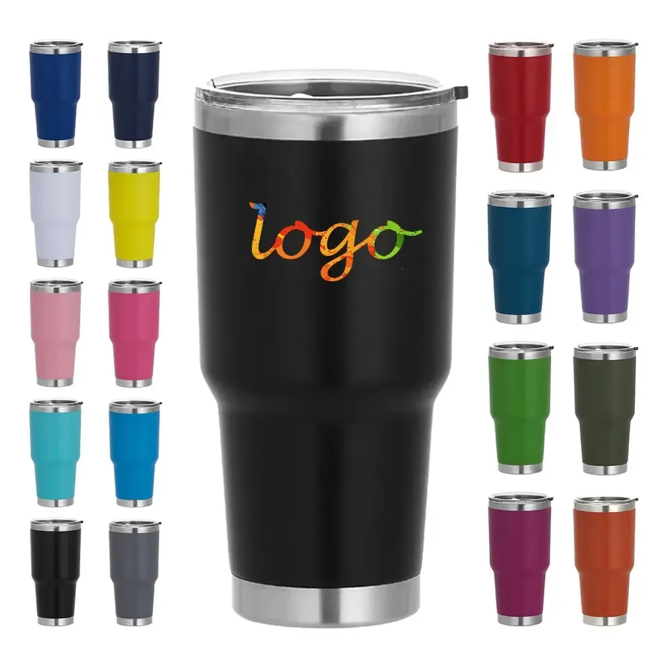 30.oz Double Wall Stainless Steel Travel Tumbler 1