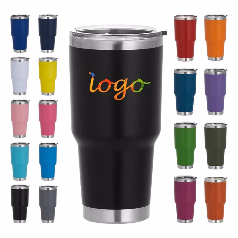 30.oz Double Wall Stainless Steel Travel Tumbler
