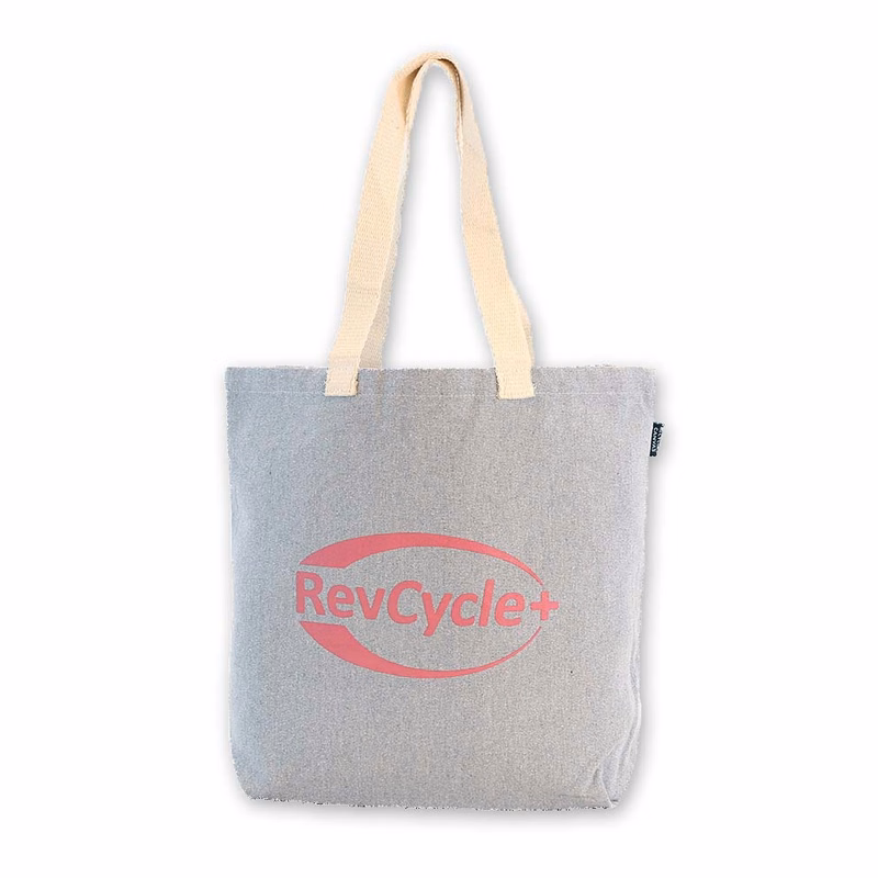 "LIMESTONE" Recycled Cotton Tote Bag 17.5x5x15"