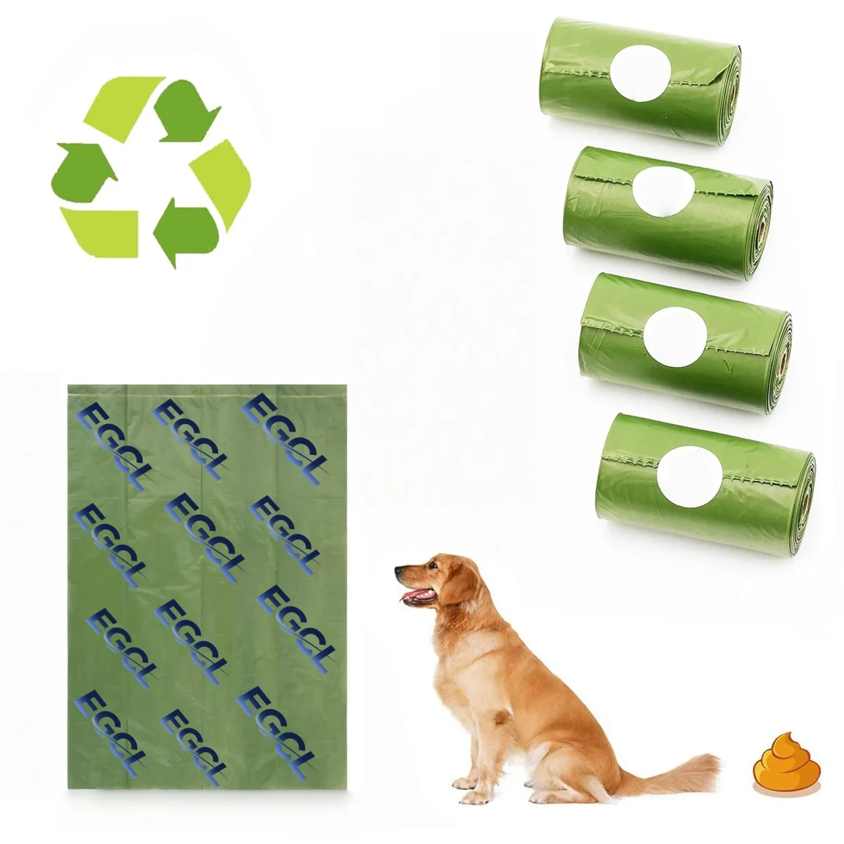 Degradable pet garbage bag thickened dog poop bag 1
