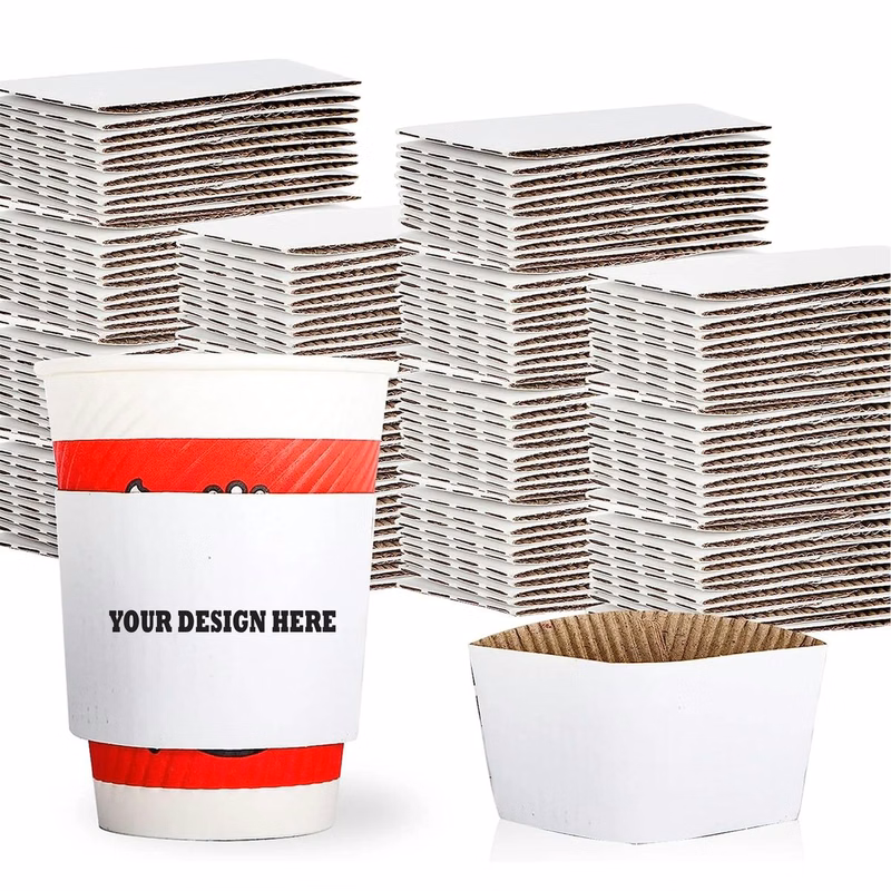 Full Color Corrugated Paper Cup Sleeves