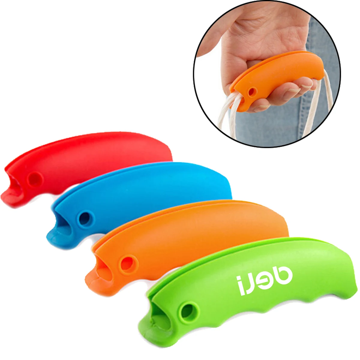 Silicone Shopper Bag Handle 1