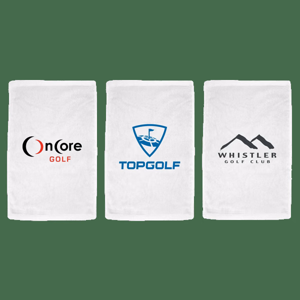 Turkish Signature Midweight White Golf Towel