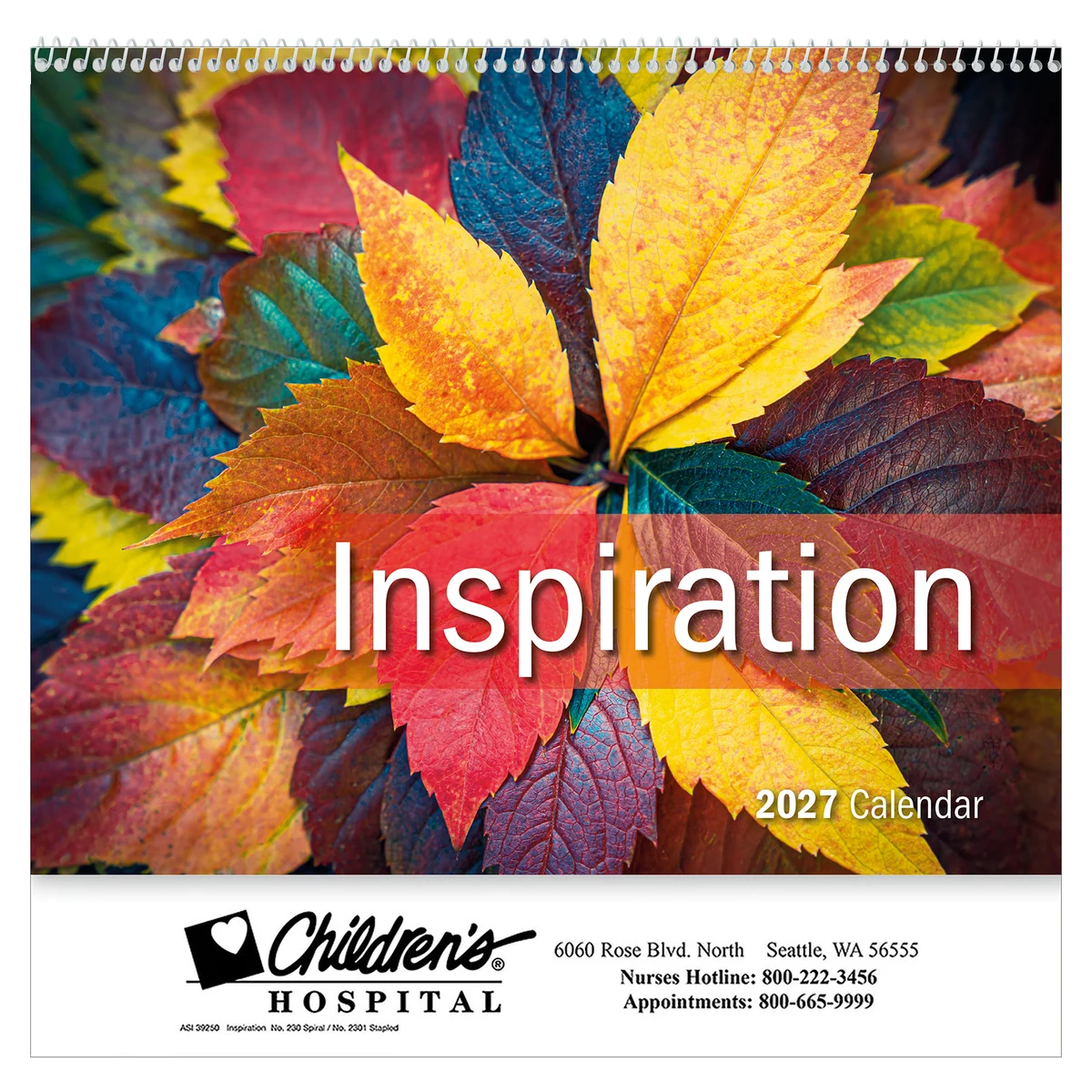 lnspiration Wall Calendar: 2027 Spiral Bound 1