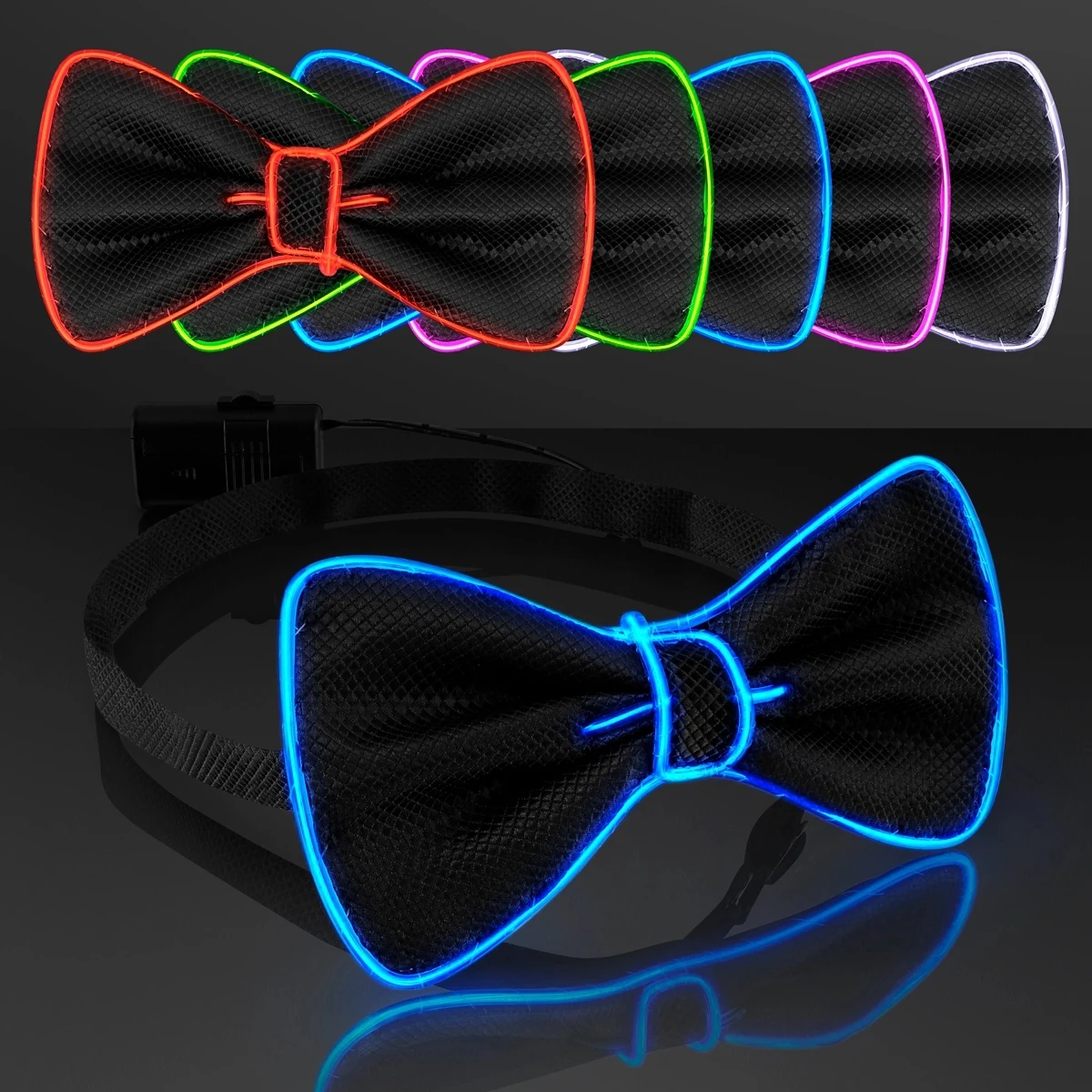 Cool EL Wire Bow Ties, Formal Accessories 1