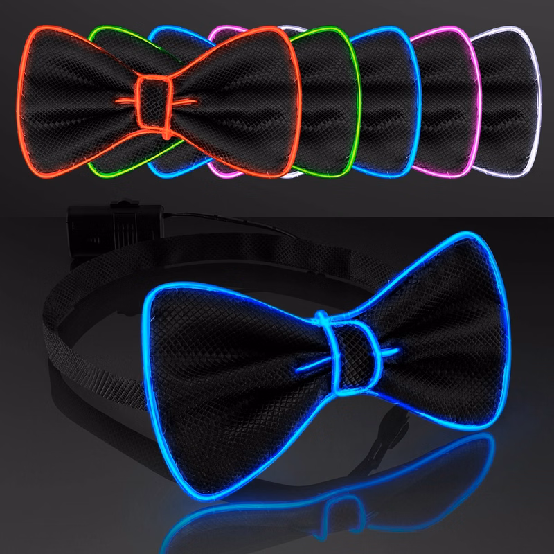 Cool EL Wire Bow Ties, Formal Accessories