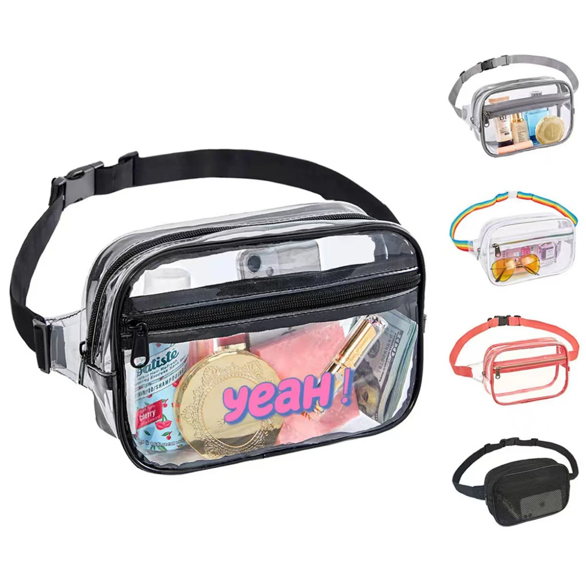 Premium Functional Clear Waist Bag 1