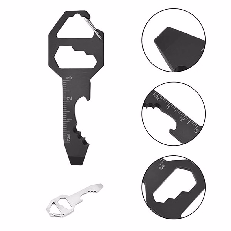 Multi-Function Keychain With Bottle Opener