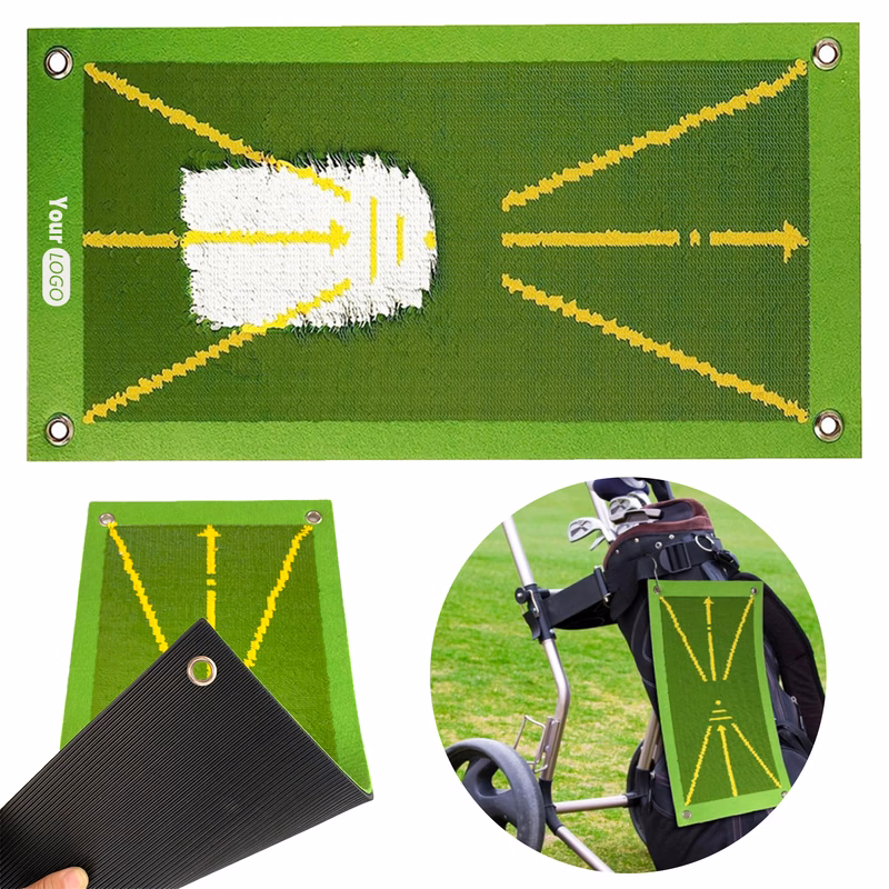 Rubber Golf Swing Trajectory Detection Pad