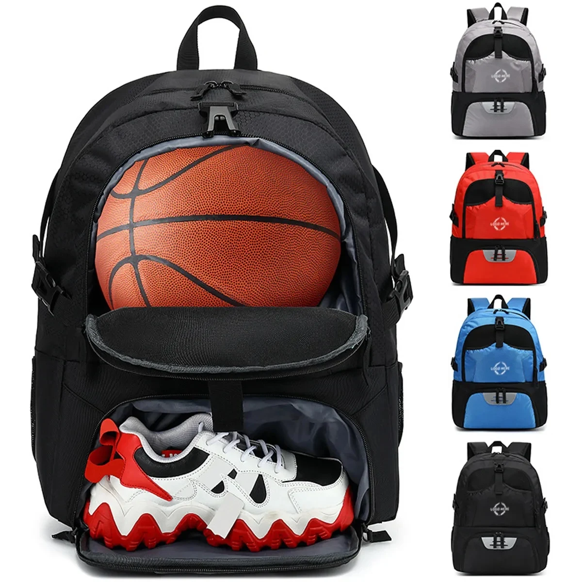 Soccer Backpack with Ball and Shoes Compartment 1