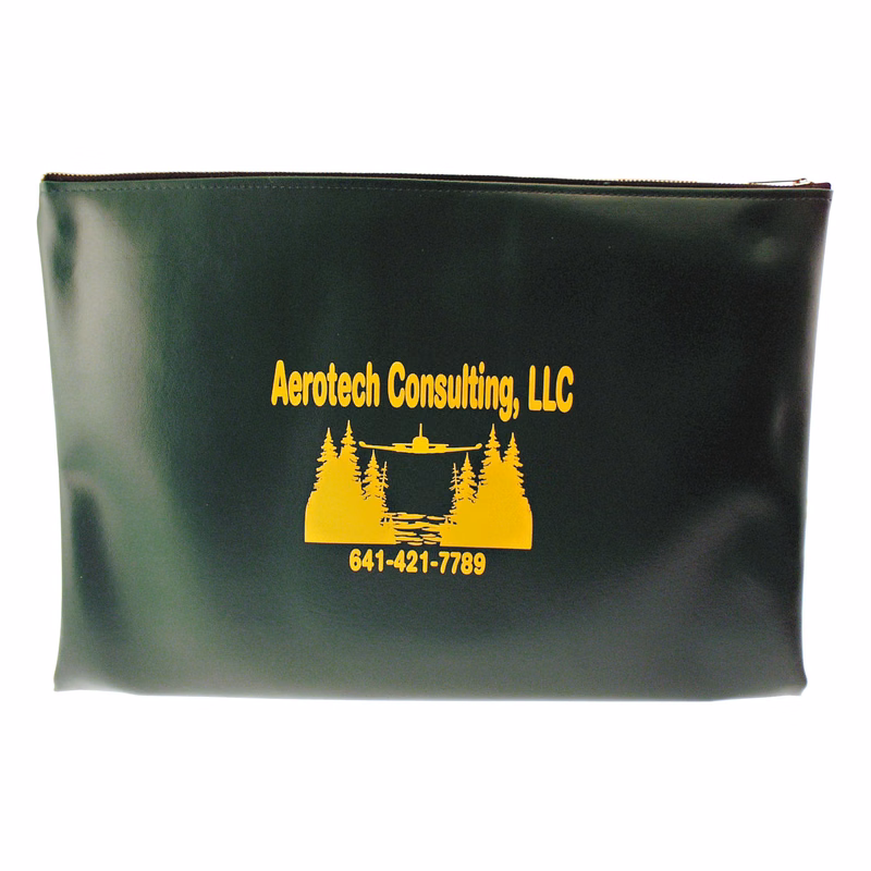 TexOLeather Vinyl Deluxe Zippered Portfolio