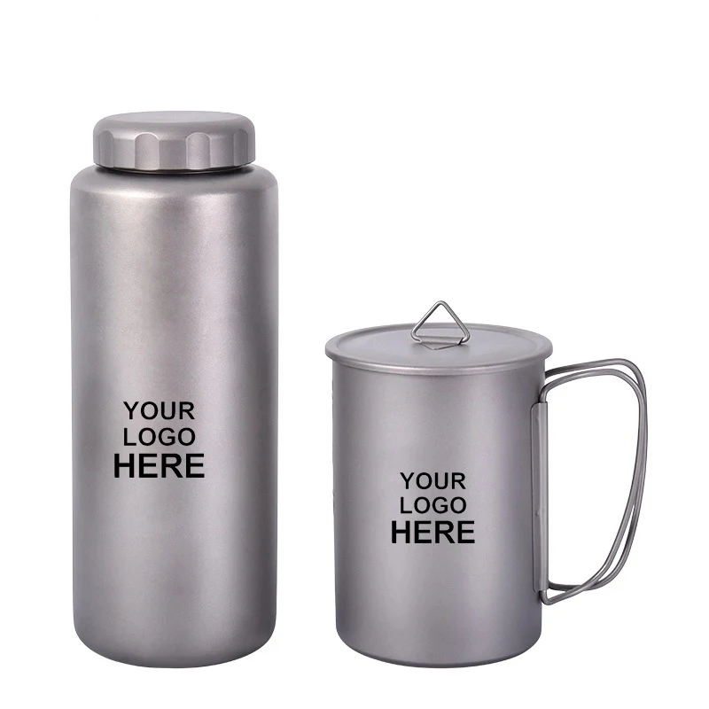 Titanium Sport Water Bottle 35 Oz For Hiking Camping 1