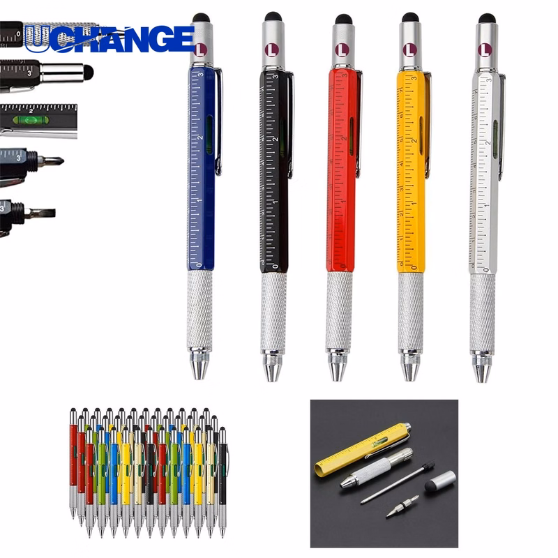 6-in-1 Multifunction Tool Ballpoint Pen