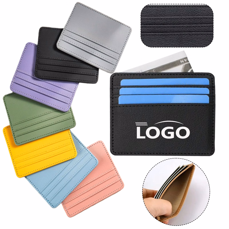 MOQ50 Minimalist Leather Card Holder Wallet