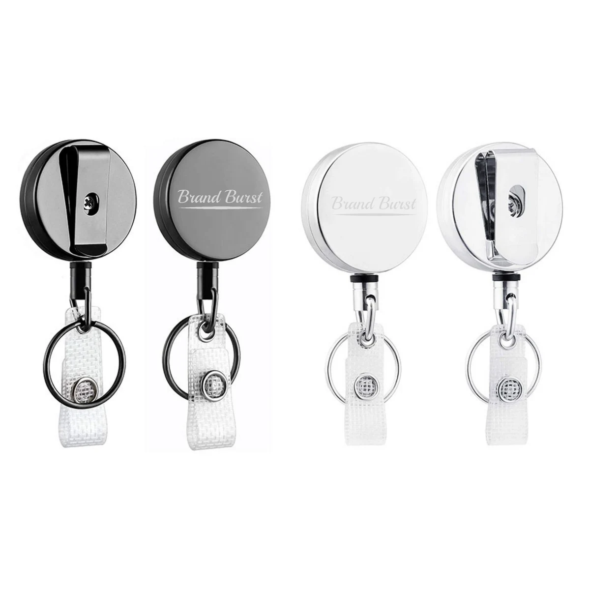 Retractable Badge Reel With Belt Clip 1