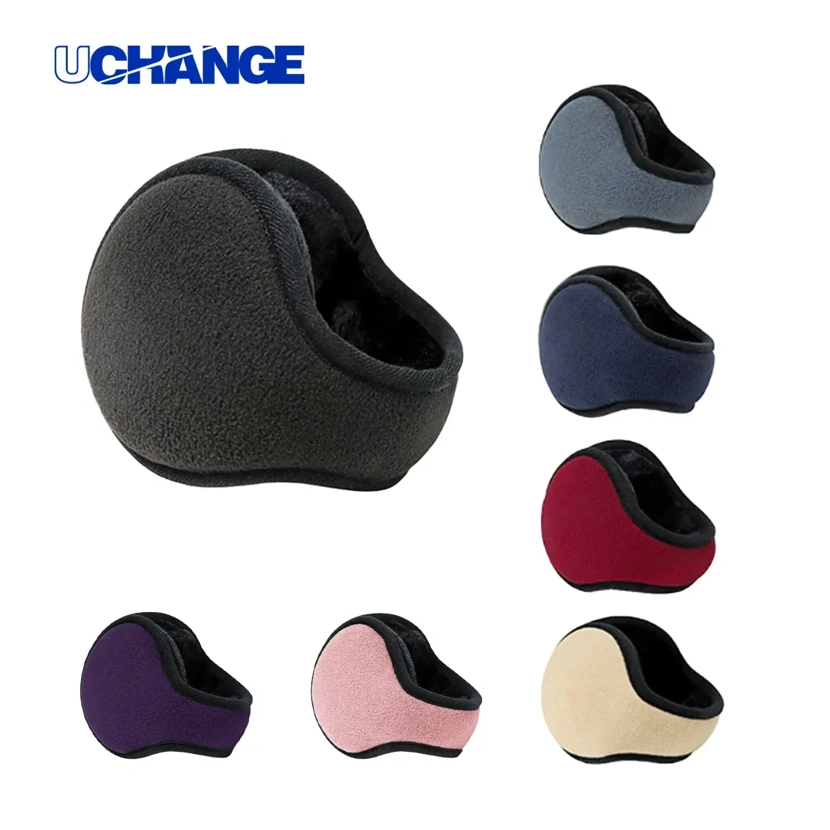 Customizable Fleece Earmuffs Warm Winter Ear Warmers 1