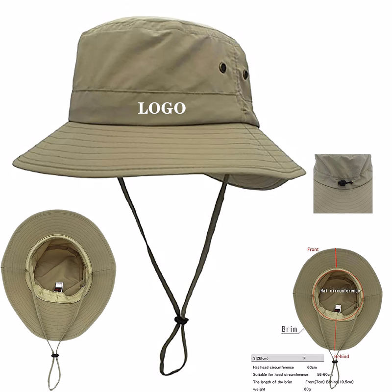 Unisex Fisherman Bucket Hat with Strap