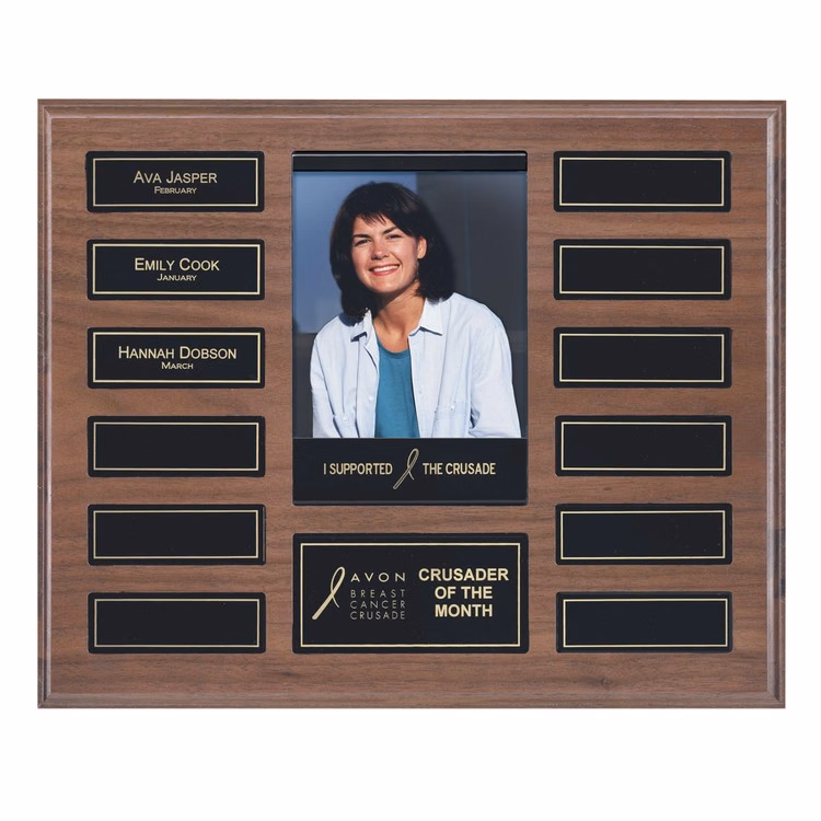 12 Plate Magnetic Photo Perpetual Plaque