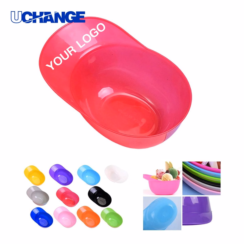 Baseball Cap Shaped Dessert Bowl Container in Polypropylene Plastic