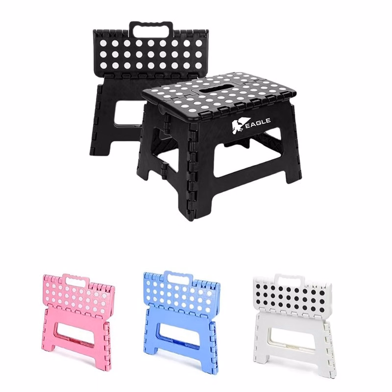 Plastic Folding Step Stool w/Handle