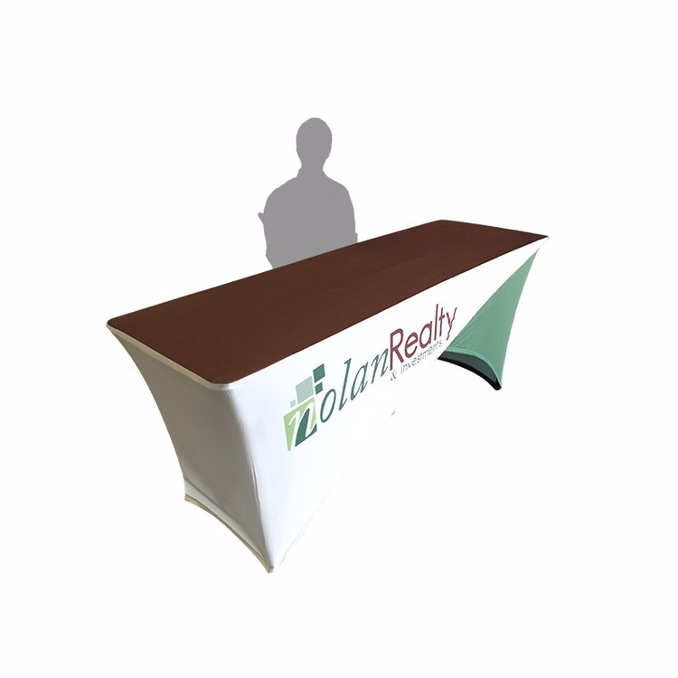 6' Printed Cross Stretch Tablecloth