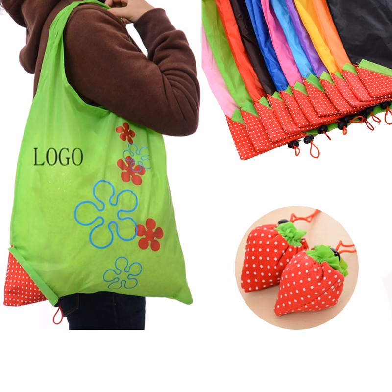 Foldable Strawberry Tote Bag