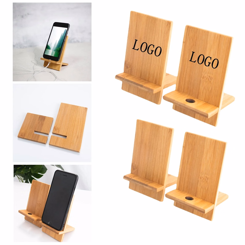 Creative Bamboo Phone Stand