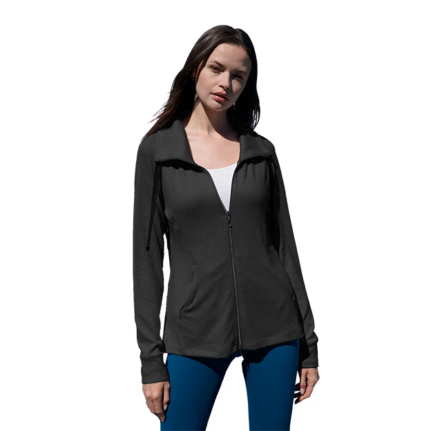 Women’s Mock Neck Full Zip Jacket 1