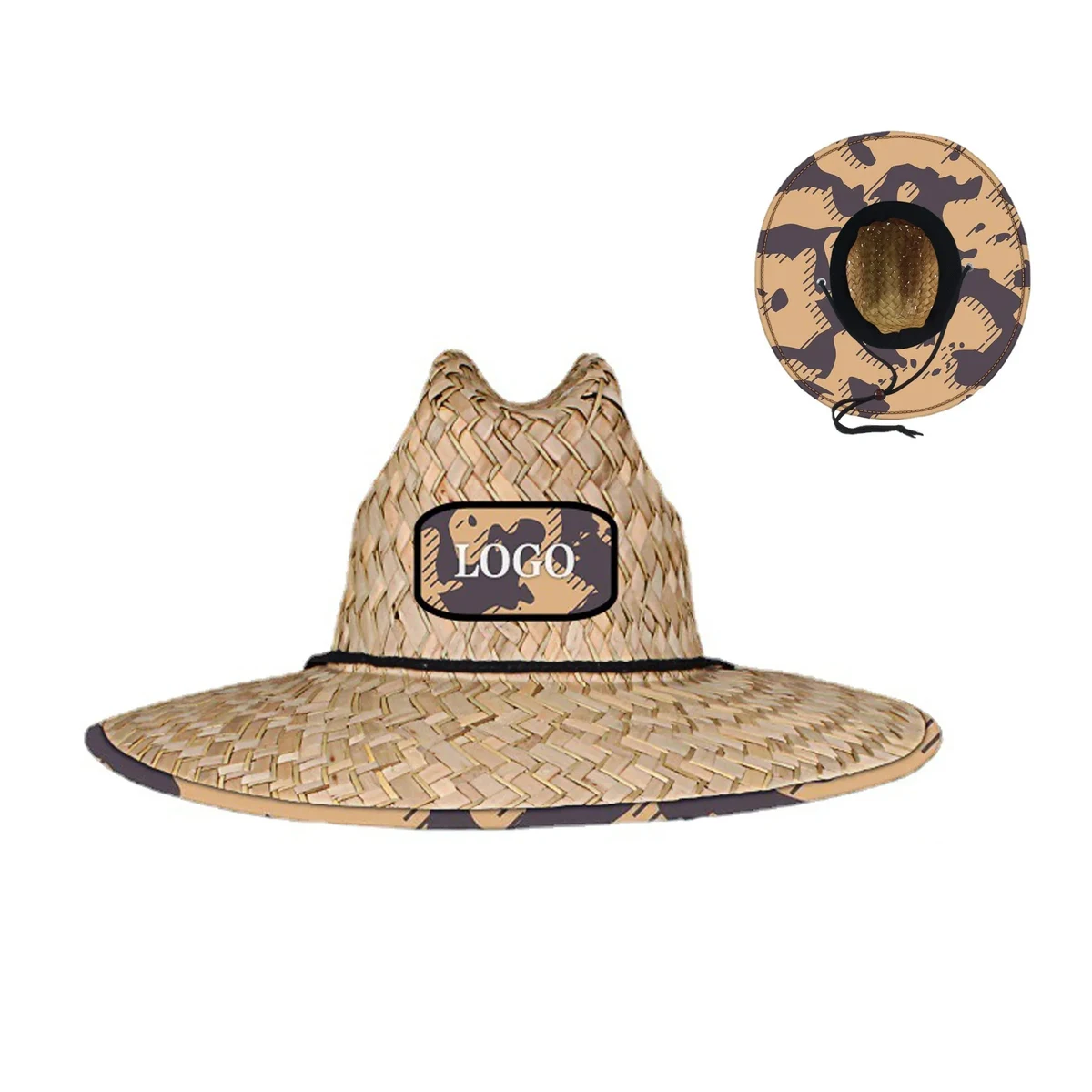 Lifeguard Straw Hat w/ Large Birm MOQ 100 PCS 1