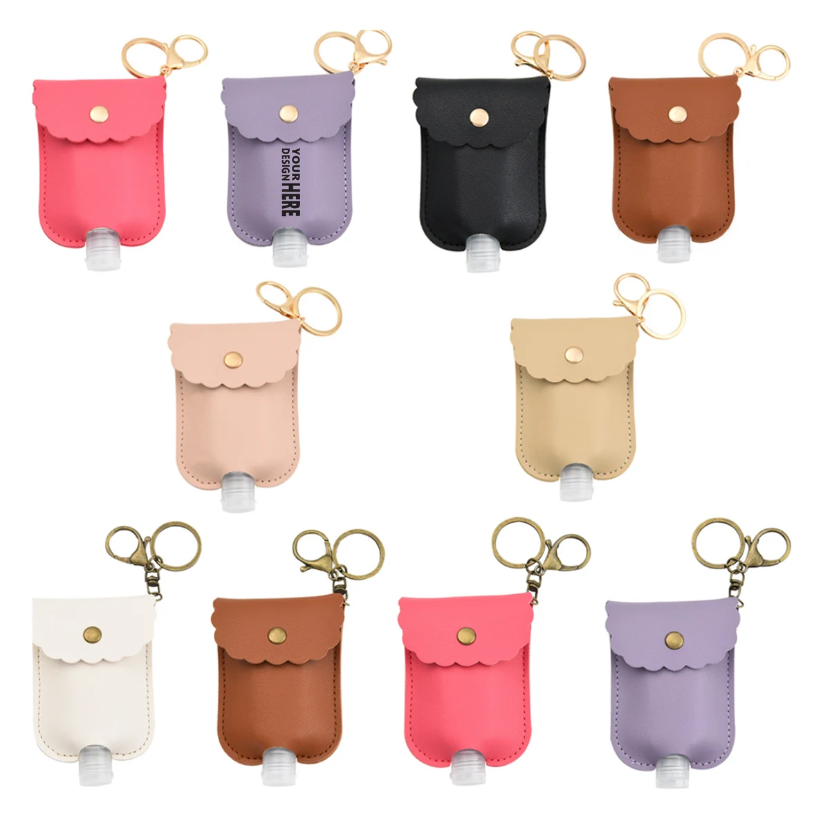 Empty Portable Bottle Keychain 1
