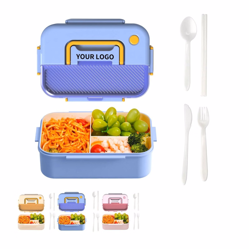 Plastic Lunch Box with Lightweight and Stackable Design