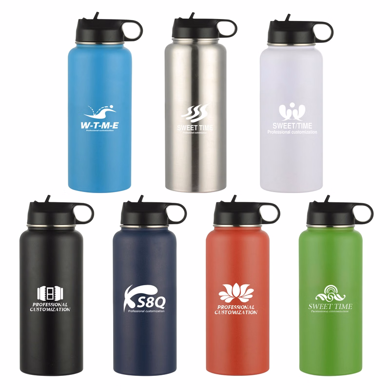 Water Bottle with Straw 32 Oz