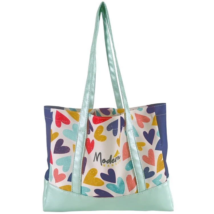 Small Full Side Gusset Luxury Tote (12"H x 14"W x 4"D) 1