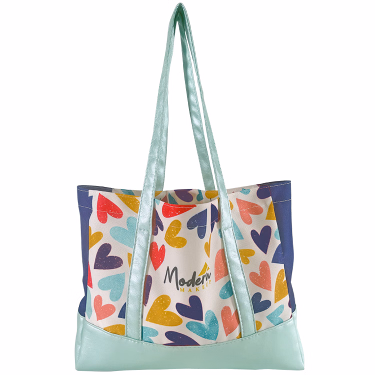 Small Full Side Gusset Luxury Tote (12"H x 14"W x 4"D)