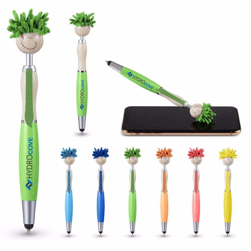 MopToppers® Wheat Straw Screen Cleaner with Stylus Pen
