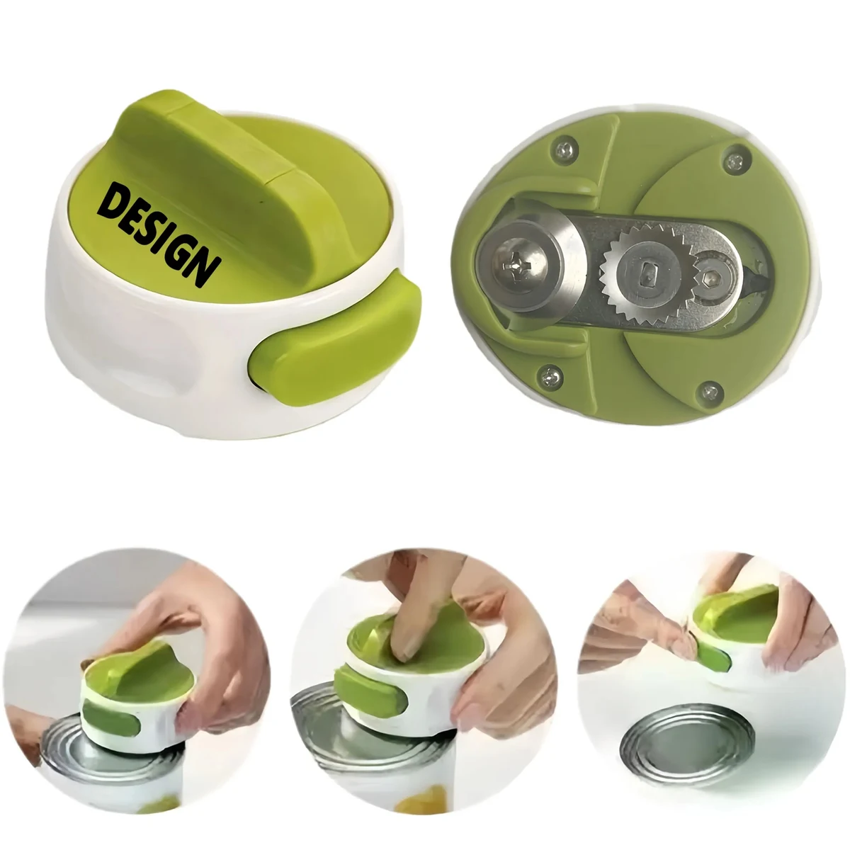 Versatile Manual Can Opener With Gear Drive 1