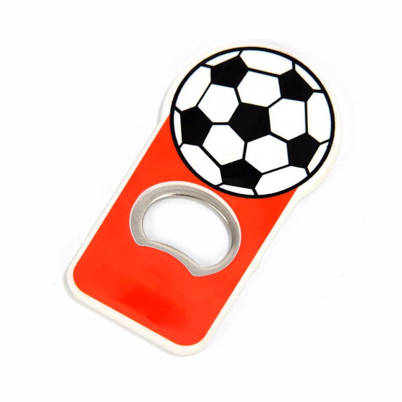 Custom Round Head Plastic Bottle Opener Magnetic