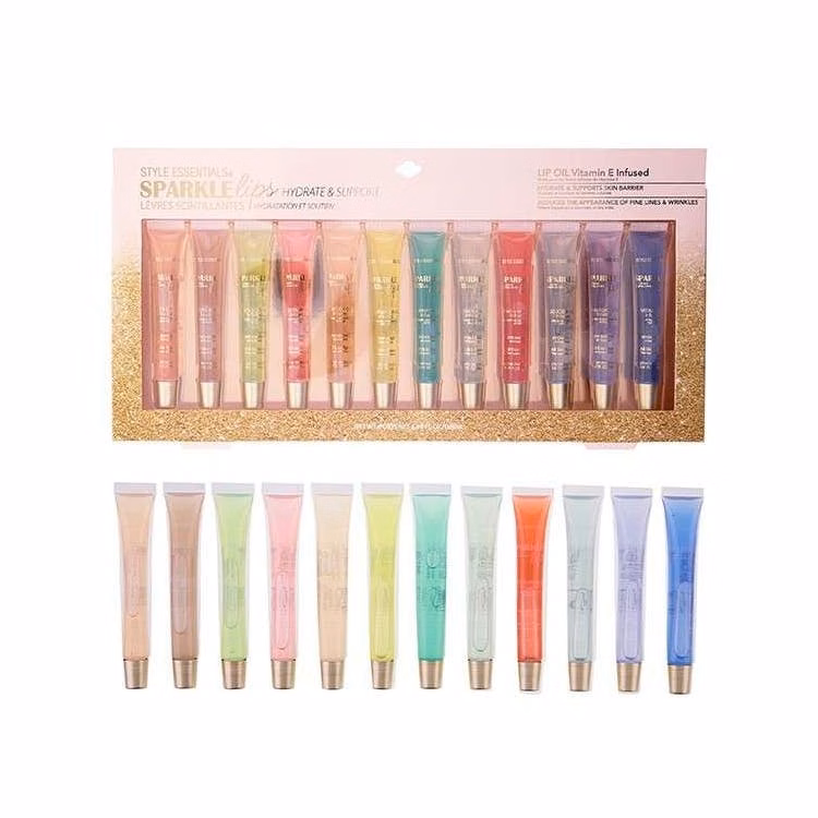 Sparkle Lip Oil Sets - 12 Piece