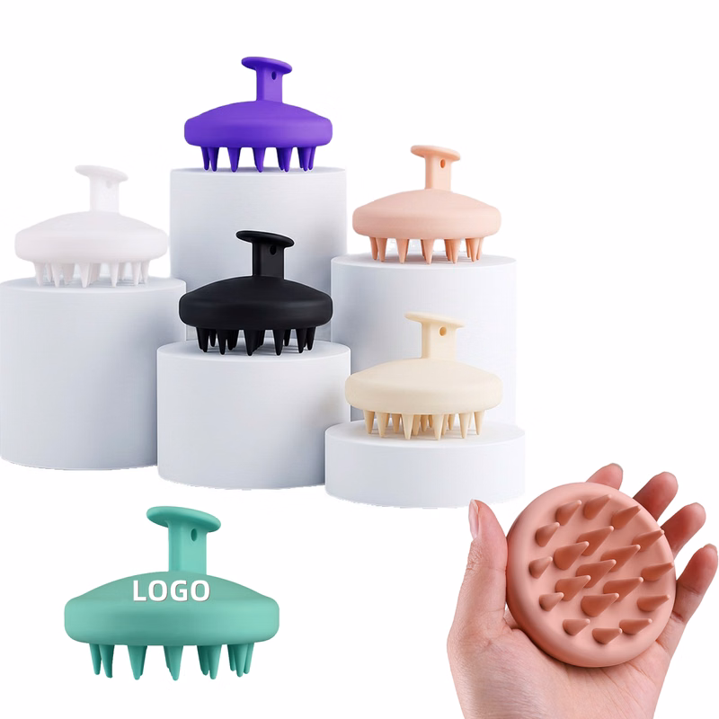 Silicone Hair Scalp Massage Shampoo Brush