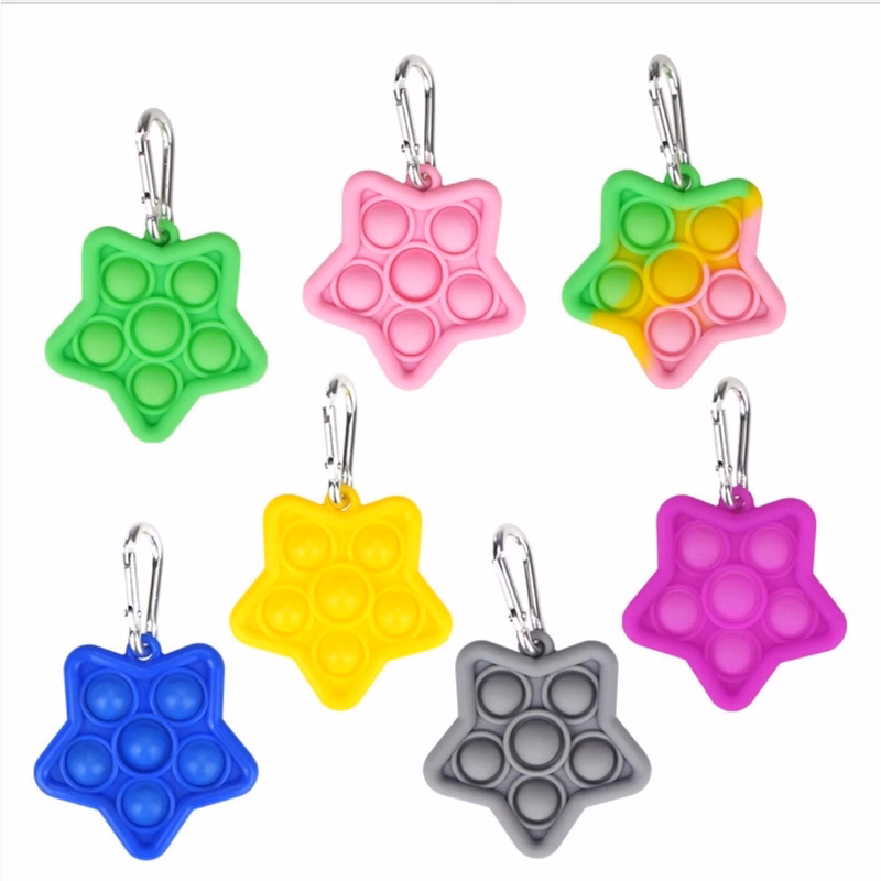 Star Shape Silicone Finger Fidget Spinner