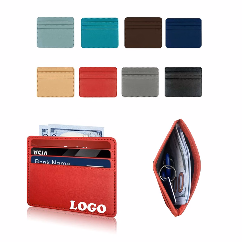 Synthetic Leather Card Case MOQ 5 pcs