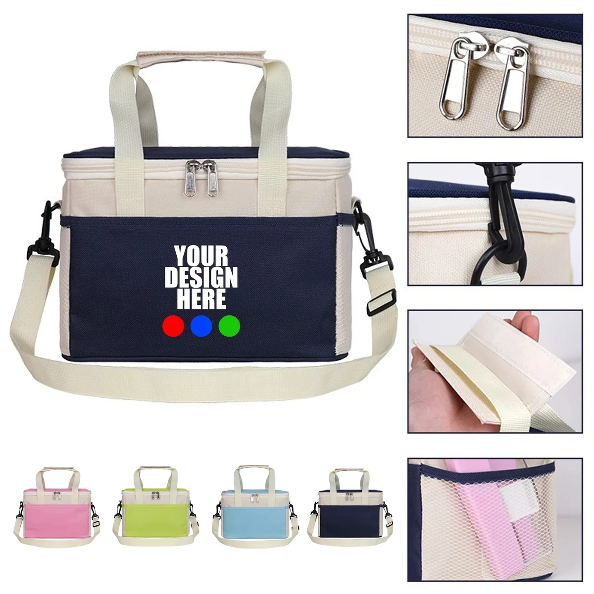 PEVA Portable Lunch Cooler Bag 1
